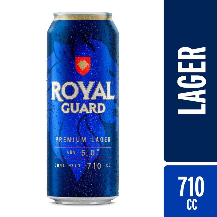 Cerveza Royal Guard Premium Lager 5.0° Lata 710 cc